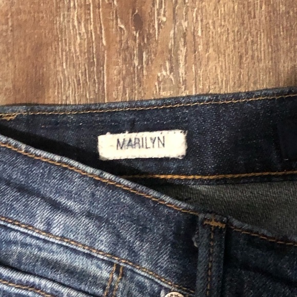 Driftwood Jeans Women's 26 Marilyn Skinny Straight Leg Dark Wash Denim - Picture 3 of 6